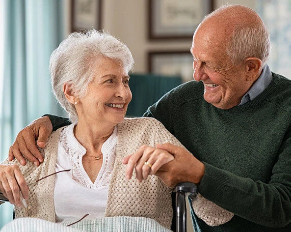Elder Law attorneys can help this smilling senior couple