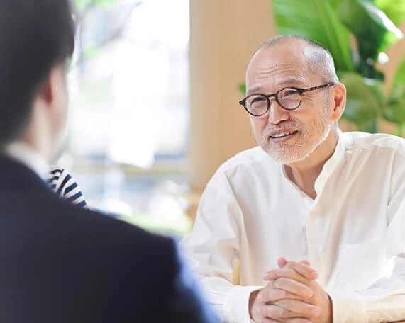 Elder Law Attorney meeting with a senior man